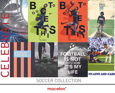 Soccer Collection design fashion graphic design illustration typography vector