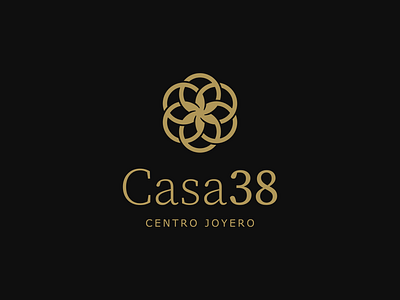 Casa 38 identity branding design jewelry logo vector