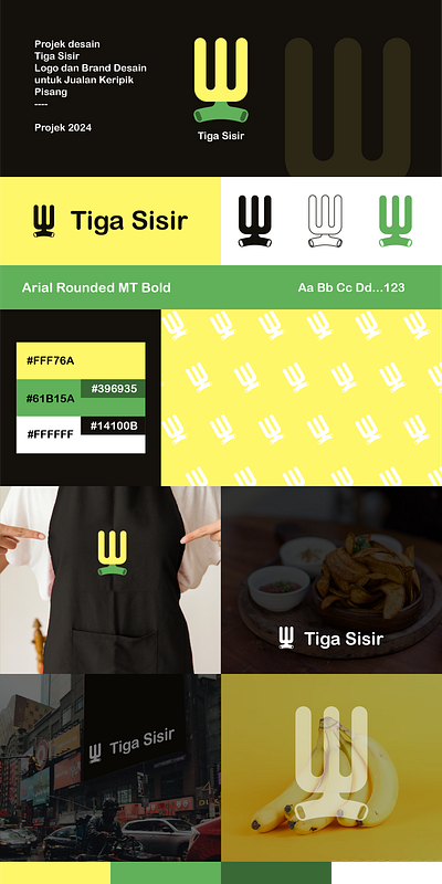 Tiga Sisir branding graphic design logo