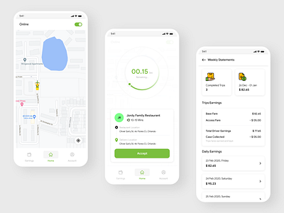 Driver Module For a Food Delivery App