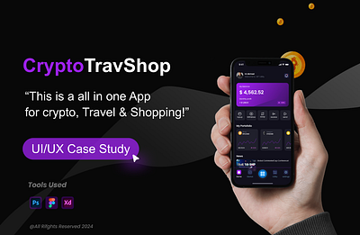 Crypto, Travel, Shopping App (Case Study) appdesign casestudy cryptoapp mobile design shoppingapp travelapp ui uidesign user experience user interface ux