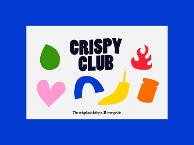 Crispy Club - Branding Proposition badge branding chili chili food chili oil chili sauce design food graphic design illustration logo papercut spicy spicy food spicy logo spicy sauce typography vector