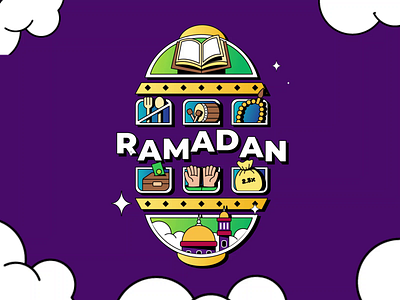 Ramadan 2024 illustration motion graphics ramadan
