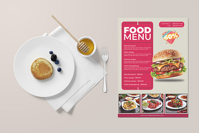 FOOD MENU DESIGN animation branding graphic design logo motion graphics