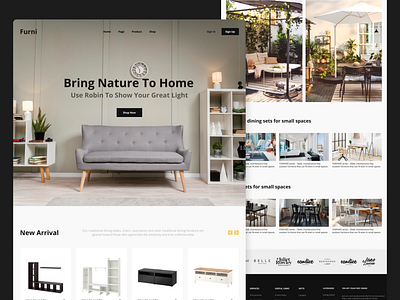 Furniture Landing Page