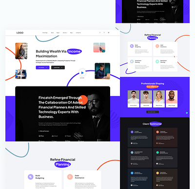 Fintech Website Design design figma finance financial fintech fintech saas fintech website fintech website design landing page saas saas landing page saas uiux saas website saas website design uiux website