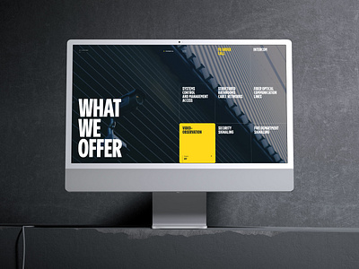 Design Issue 005b design e commerce hero minimal security services web design