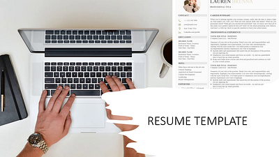 Resume Modern with size A4 (Google Docs and Word)