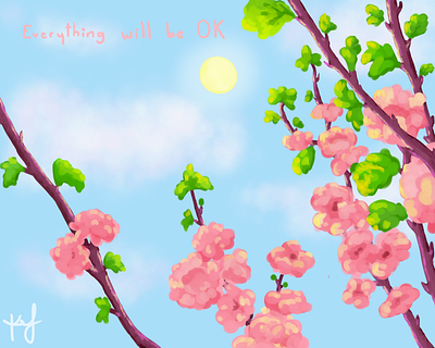 Everything Will Be OK 2d digital art digital painting illustration painting