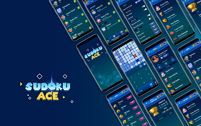 Sudoku Ace puzzle game puzzle game ui sudoku sudoku game sudoku game design sudoku ui