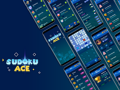 Sudoku Ace puzzle game puzzle game ui sudoku sudoku game sudoku game design sudoku ui