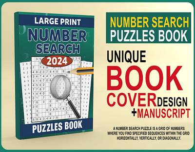 2024 Number Search Puzzles Book- Large Print blank comic cover design book cover book cover kids book design books cover books cover design books design brand identity composition notebook design graphic design gratitude journal book illustration journal book cover design kdp book cover design kdp cover design kids book design math puzzles number find puzzles number search