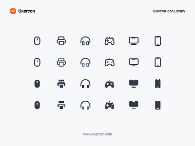 Device & Electronic - Uxercon app app icon branding design graphic design icon icon pack ui ui icon uxercon uxerflow uxerlab