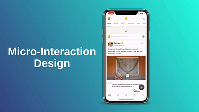 Koo App - Micro-interaction Design koo app koo app motion micro interaction design motion design