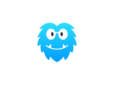 Yeti Logo Design (Unused for Sale) app branding character cold creature for sale unused buy geek happy ios logo mascot mihai dolganiuc design smart smile tech technology winter