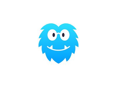 Yeti Logo Design (Unused for Sale) app branding character cold creature for sale unused buy geek happy ios logo mascot mihai dolganiuc design smart smile tech technology winter