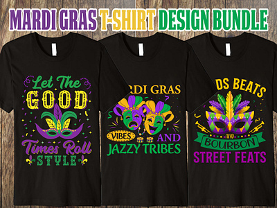 Mardi Gras T-Shirt Design Bundle beads bourbonstreet choosefun design frenchquarter graphic graphic design illustration louisiana mardigrasparty neworleans nola nolalife photography t shirt taypography tulane vector visitneworleans whodat