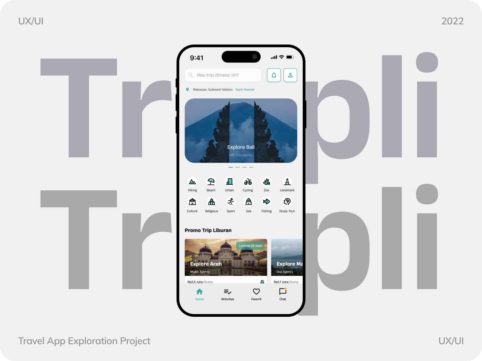 Trippli, Travel And Tourism App For Open-Trip Services By Muhammad ...