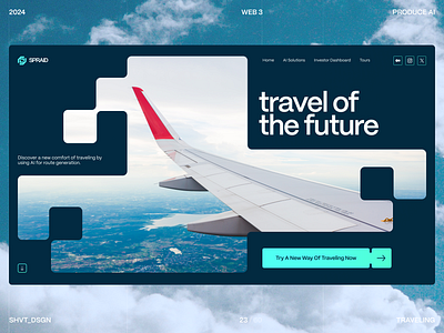 AI Travelling ai clean modern traveling web web 3 web3