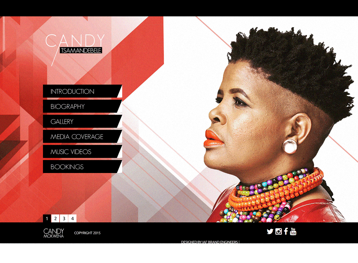 Candy Tsamandebele- Vocal Powerhouse music art uiux web design web development