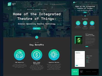 Operating Theatre UX/UI Design branding design graphic design ui ux website design