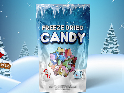 Freeze dried candy food packaging design branding candy bag candy pouch candy shop design freeze candy freeze dried candy graphic design gummyis illustration label label design logo morden packaging packaging design pouch pouch design premium unick