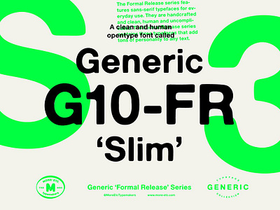 Generic G10-FR 'Slim' Font display font font generic generic font collection generic g10 fr slim font hardcore human font logo font print punk punk font sans serif
