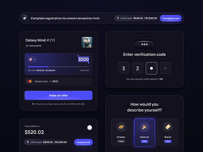 Skeuomorphic UI modals, widgets and forms 🎛️