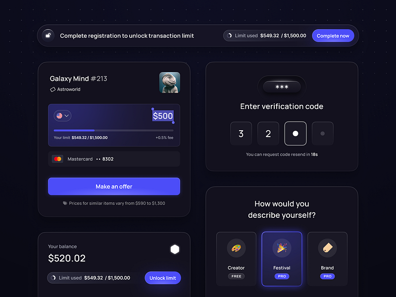 Skeuomorphic UI modals, widgets and forms 🎛️