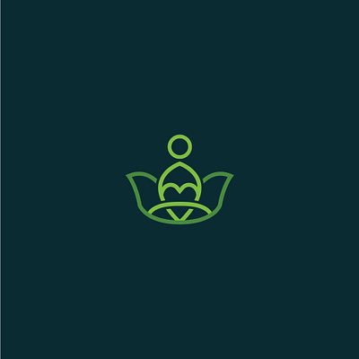 Precision Wellness abstract coaching finances fitness flat health logo logo design logo designer lotus meditation minimal personal growth wellness