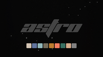 ASTRO : The Series graphic design