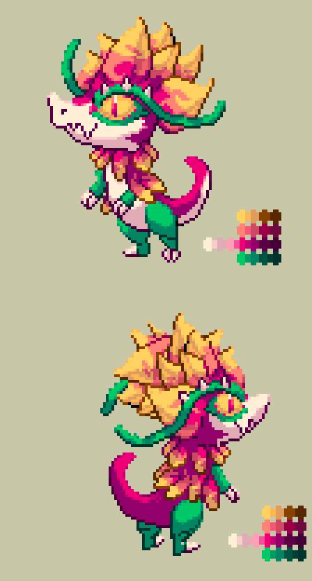 Yiwilju fakemon free to use fakemon for free use. fakemon. oripoke pixelart オリポケ