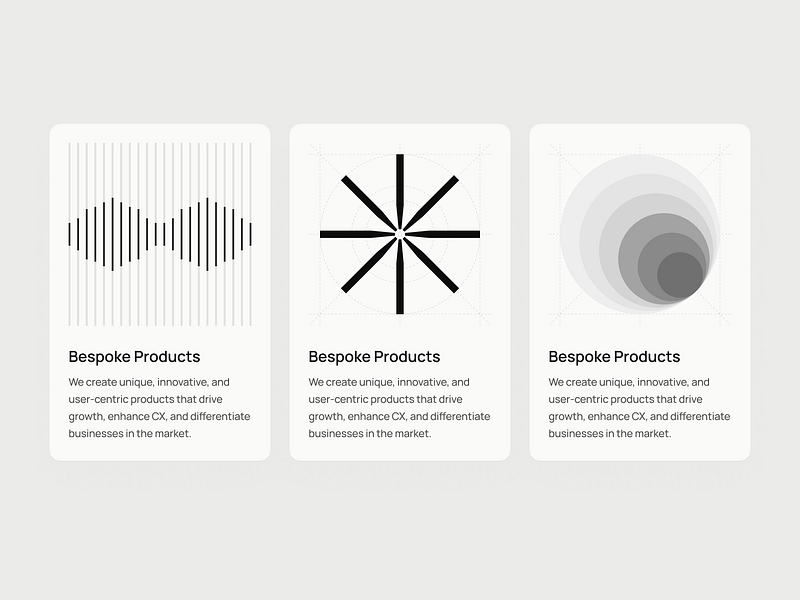 Service Card Grid Illustrations architecture brand branding icon illustration landing page modern snippet star stripes technical