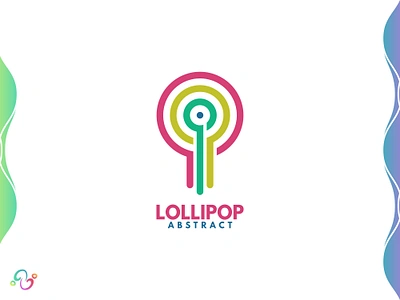 Abstract Lollipop Logo abstract brand design brand designer candy color colorful food logo design logo designer logo for sale logo idea logo inspiration logomark logotype lollipop modern simple sugar sweet zzoe iggi