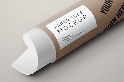 Paper Tube Poster Packaging Mockup cardboard mockup packaging packaging mockup poster tube