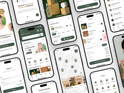 Beauty and Cosmetic Product Shop App UIUX Design | App UIUX android app app design app design template app developer beauty product app beauty product shop app cosmetic product app design figma hire ui ux designer insightlancer ios mobile app designer ui ui design uiux user experience user interface ux