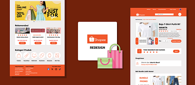 Shopee Redesign UI/UX design redesign ui