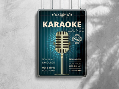 Poster branding design graphic design karaoke poster typography ui ui design vector афиша караоке постер