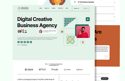 Digital Creative Business Agency branding ui web design website