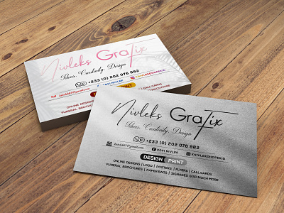 Call Card Design branding graphic design