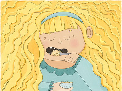 Goldilocks & the three Bears Commission characterconcept characterdesign childrensbook childrensillustration childrenstory concept design goldilocks graphic design illustration illustrative ipad kidlit