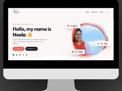 Personal Portfolio animation branding ui