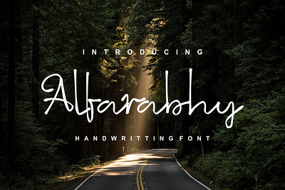 Alfarabhy Hand writting Font display font