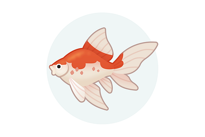 Goldfish 2d assetstore fish game icon illustration layerlab mobile