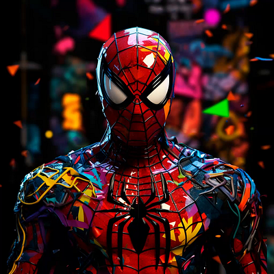 Spider man 3d animation graphic design motion graphics