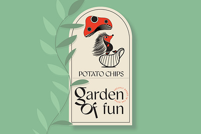 Garden of Fun, Snack Packaging Design & Branding brand identity branding graphic design illustration logo design packaging design