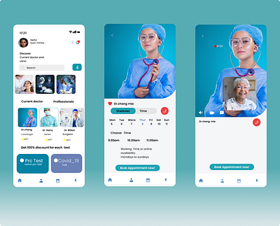 A Medical App design graphic design ui ui ux