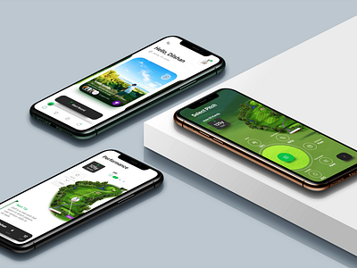 Golf App UI Design adobe xd android app app ui figma figma design graphic design mobile app ui ui design ui ux ui ux designer ux design