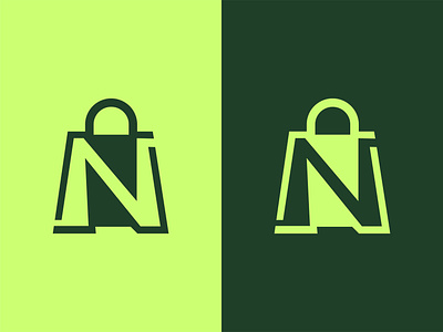 N + shopping bag Logo Design bag logo logo logo design logo designer logodesign logos logosdesign shopping app shopping bag shopping bag logo