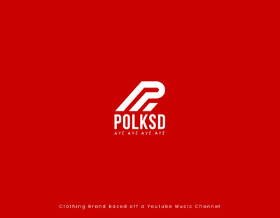Logo Design for Youtube Channel "POLKSD" business logo letter logo letter p logo minimal logo modern logo monogram logo p logo professional logo youtube channel logo